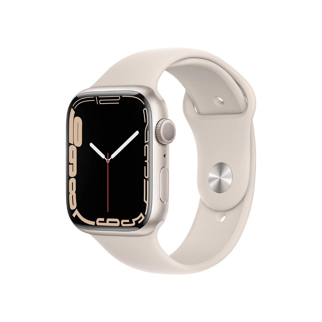 Apple Watch Series 8 (GPS + Cellular) 41mm Boitier Starlight Aluminum  avec avec bracelet