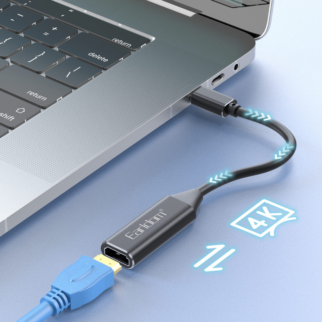 Adaptateur Earldom W11 Type-C vers HDMI (résolution 4K)