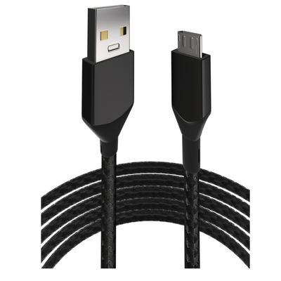 cable-micro-usb-vers-usb-type-a-de-3-pieds-ampsentrix-infinity-noir