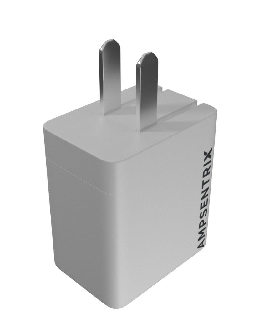 ADAPTATEUR MURAL USB TYPE C 65 W (110 V)  AMPSENTRIX