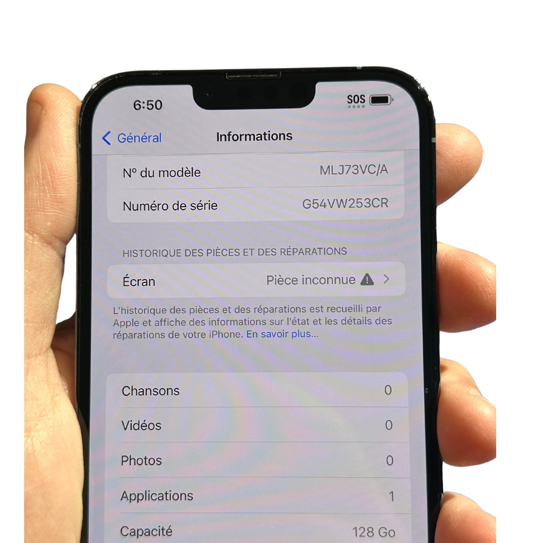 iPhone 13 Pro Max d'occasion Certifié de 128Go